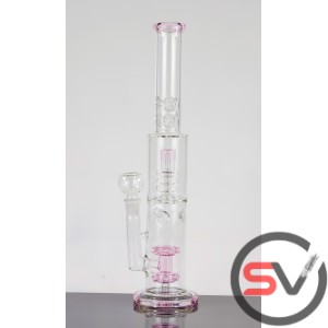 DOUBLE GEAR ICE CATCHER WATER PIPE 16inch